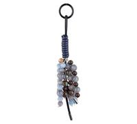 BUGUUYO Bodhi Seed Pendant Handmade Beaded Bag Charm Portable Lucky Keychain Decoration for Purse Accessory and Car Keychain Ornament