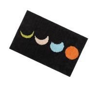 BUGUUYO Bohemian Thickened Bathroom Floor Mat Non Slip Water Absorbent Decorative Cushion Pad for Home Entry and Laundry Use Soft Comfortable Carpet