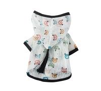 BUGUUYO Breathable Dog Sun Protection Clothing Fashionable Summer Vest for Pomeranian Small Pets