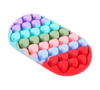 BUGUUYO Breathable Silicone Wrist Rest for Keyboard and Mouse, Heart-Shaped Small Desk Wrist Pad with Soft Cushion, Ergonomic Office Arm Support for Comfortable Typing