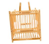 BUGUUYO Budgie Cage Double-layer Encrypted Portable Birdcage Large Space Comfortable