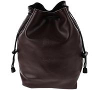 BUGUUYO Camera Storage Protective Bag Camera Case PU Leather Shockproof Drawstring Design Compact Travel Pouch in Coffee Color