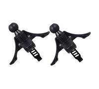 BUGUUYO Car Air Vent Phone Holder 2pcs with 17mm Ball Head Universal Car Phone Mount Clips for Smartphone Navigation Compatible with Round Air Outlet Vent