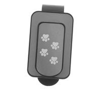 BUGUUYO Car Sunglasses Holder Clip with Cat Paw Print Pattern Multifunctional Eyeglass and Ticket Organizer for Sun Visor Easy Install Compact Car Glasses and Card Clip Secure Grip for