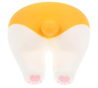 BUGUUYO Cartoon Corgi Tail Wall Mounted Hook for Hanging Towels and Toothbrush Holder Adhesive Decorative Bathroom Organizer for Keys Hats Scarves Small Household Items Space Saving Design