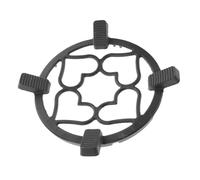 BUGUUYO Cast Iron Milk Pot Holder Wok Ring Support with Heart Design Nonslip Gas Stove Pot Stand Rack for Multi-Purpose Stability Heat Resistant Trivet for Kitchen and Restaurant Cooking