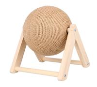 BUGUUYO Cat Ball Toys Sisal Cat Scratcher L-shape Cardboard for Kitten Pet Playing Supplies Decorative Scratching Toy