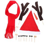 BUGUUYO Christmas Snowman Set 1 Set Snowman Diy Decorations Kit Snowman Dressing for Outdoor Winter Activities