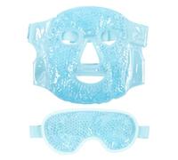 BUGUUYO Cold Face Mask Reusable Gel Ice Pack for Face and Eyes Soothing Heat or Cold Therapy with PVC and Gel Material for Winter for Women and Festival Use Effective Ice Cooling Mask