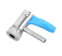 BUGUUYO Copper Quick Connect Tire Inflator Chuck with Check Valve Efficient Air Compressor Nozzle for Car Tire Inflation Connector Compatible with Compressors and Inflators