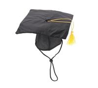 BUGUUYO Custom Dog Graduation Hat with Tassels Fun Pet Headgear for Dogs DIY Party Accessories for Celebrating Your Milestone