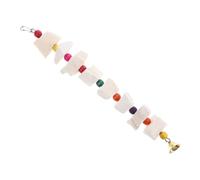 BUGUUYO Cuttlefish Bone Chew Toy for Parrots Natural Calcium Supplement Wear-resistant Bird Toy Funny Hanging Plaything for Birds and Parrots