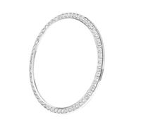 BUGUUYO Diamond Bezel Ring for Watch Silver Scratch-resistant Watch Accessory Lightweight Protective Decorative Ring