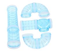 BUGUUYO Diy Hamster Tube Maze Tubes Connectors for Boredom Breaker Enrichment Safe Exploration