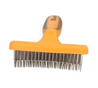 BUGUUYO Dog Dematting Brush Double Row Pin Pet Grooming Comb for and Cats Comfortable Teeth for Easy Cleaning for Shedding and Tangled Care