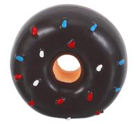 BUGUUYO Donut-shaped Talking Toy for Dogs Tough Flexible Latex Chew Toy for Interactive Play and Mental Stimulation for Medium Puppies