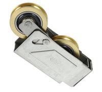 BUGUUYO Double Bearing Copper Door Pulley Roller for Sliding Doors Metal Window Wheel with Mute Bearing Compatible with Various Tracks Easy Installation