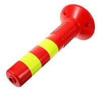 BUGUUYO Driveway Safety Warning Column Traffic Barrier Post for Parking Protection Easy Installation Wear Resistant Design Versatile Use Various Applications High Reflective Road Column