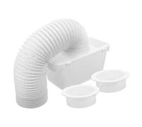 BUGUUYO Dryer Vent Connector Kit with Condenser and Lint Trap Bucket Indoor Dryer Vent Plate and Hose Adapter Replacement Parts