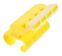 BUGUUYO Dual-tone safety whistle 4Pcs Large Volume ABS Plastic for Volleyball Coaches and Outdoor Sports with Yellow Finger Grip