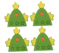 BUGUUYO Easter Decorations 4pcs Chick Egg Covers Meticulous Detailing Decorative Egg Holder Lightweight