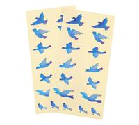 BUGUUYO Electric Guitar Fretboard Stickers Leaves No Traces and Does Not Affect Playing Feel Pvc Material 2pcs with Lovely Colourful Bird Pattern for Personalising Your Random Color