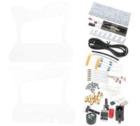 BUGUUYO Electronic Harp DIY Soldering Kit for Musical Instruments Transparent Shell Versatile Components for Creative Projects Safe Reusable