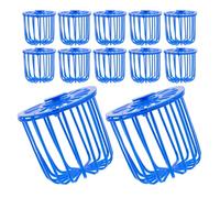 BUGUUYO Elegant Fruit Veg Basket for Bird Cages 12pcs Bird Feeder Accessory Versatile Storage