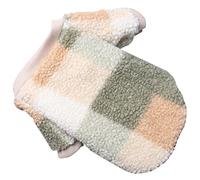 BUGUUYO Elegant Plush Guinea Pig Clothing V-neck and Striped Accents Warm and Comfortable Pet Garment Green s