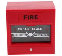 BUGUUYO Emergency Fire Alarm Button with Security Glass Break Function for Door Release Compact Portable Design for Firefighting and Security Use in Offices and Buildings