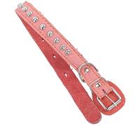 BUGUUYO Fashionable Dog Collar Anti-wear Puppy Neck Collar Ornament Retro Style Soft Leather Dog Collar