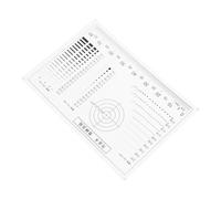 BUGUUYO Film Inspection Measuring Ruler Crack Width Gauge Card Grading Centering Tool for Sports Card Assessment and Precise Defect Measurement