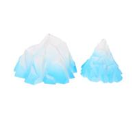 BUGUUYO Fish Tank Decorations 2pcs Aquarium Realistic Ice Mountains Fish Tank s Supplies for Landscaping