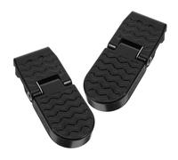 BUGUUYO Folding Bicycle Rear Pedals Non-slip Mountain Bike Foot Pegs Large Rear Wheel Fit for Electric and Mountain Bikes