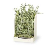 BUGUUYO Galvanized Spring Rabbit Grass Rack Hay Net for Rabbits Chinchillas Guinea Pigs Small Animal Feeder
