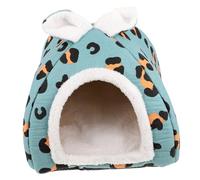 BUGUUYO Hamster Bed Multi-function Chinchilla Nest Warm Sleeping House for Small Animals Breathable Cozy Hideout for Hamsters Sugar Gliders and Small Pets