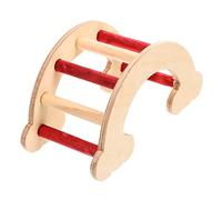 BUGUUYO Hamster Hideout Ladder Toy Slide Plaything for Hamsters Guinea Pigs and Pets Fun Cage Decor for Exercise and Relaxation Cloud