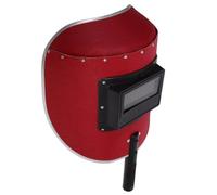 BUGUUYO Handheld Welding Mask Welder Shield with Red Steel Paper for Cutting Grinding Industrial Use