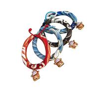 BUGUUYO Handmade Pet Collar Cat Dog Collar with Japanese Floral Cherry Maple Leaf Pattern Random Color