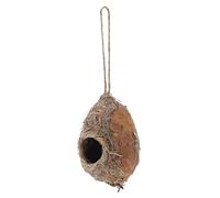BUGUUYO Hanging Bird Nest Durable Pastoral Style Bird Habitat for Outdoor Gardens for Nature Lovers