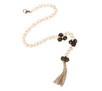 BUGUUYO Hanging Dog Training Bell Rustic Pet Doorbell Beads Decorative Functional Dog Doorbell for Communication Training for Home Use Pet Interaction
