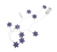 BUGUUYO Hanukkah String Lights Star of David Outdoor Indoor Window Decorations Led Fairy Lights for Chanukah Shabbat Passover