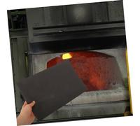 BUGUUYO Heat Resistant Carbon Felt Welding Blanket Thick Graphite Carbon Felt Pad for High Temperature Protection Fireproof Insulation Mat for Welders Grill and Torch Use