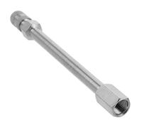BUGUUYO Heavy Duty Metal Tire Valve Stem Extension Rod with Cap Fit for Cars Trucks Sedans Easy Install Tire Valve Extender Tool for Precise Inflation and Enhanced Accessibility