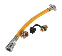 BUGUUYO Heavy Duty Truck Air Hose Kit with Adapter Screw Compatible Trailer Inflator Hose Assembly for Tractor Air Tanks Easy Install and Safe Operation