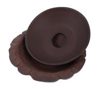 BUGUUYO High-temp Ceramic Turtle Basking Platform Reptile Accessory Multi-use for Bathing Resting Climbing Humidifying Large Decorative Tile Landscape