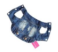 BUGUUYO Hoodie for Dogs Small Medium Dog Jacket Denim Dog Vest Cool Vest Puppy Winter Clothing
