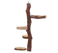 BUGUUYO Household Jumping Stand for Birds Climbing Board and Exercise Platform for Parrots Squirrels and Pets Easy Installation Bolts and Nuts for Play and Rest