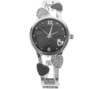 BUGUUYO Ladies Black Watches, Chic Female Watch with Quartz Movement