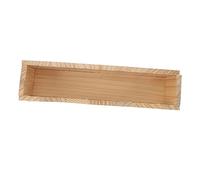 BUGUUYO Large Rabbit Food Bowl Wooden Feeder for Guinea Chinchilla Bunny Tray Storage Groove